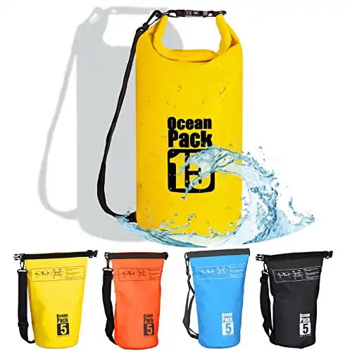 Waterproof Bag Dry Sack Fishing Camping Canoeing Outdoor Sport 2/5/10/15/20/30 L, Versatile Waterproof Dry Bag for Outdoor Activities